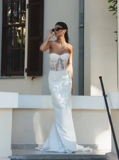 Anisa Corset Ivory